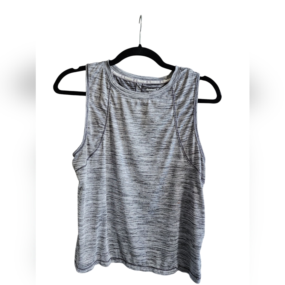 Gray Reebok Women's Workout Top, Size Small